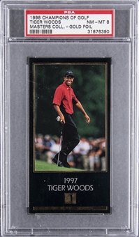 1998 Masters of Golf "Champions of Golf" Tiger Woods – PSA NM-MT 8